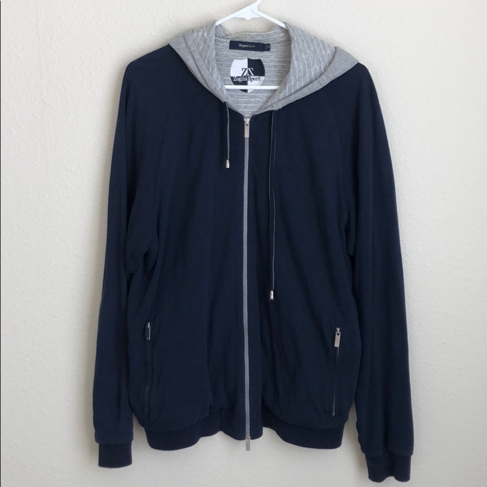Zegna Sport Zip up Hoodie